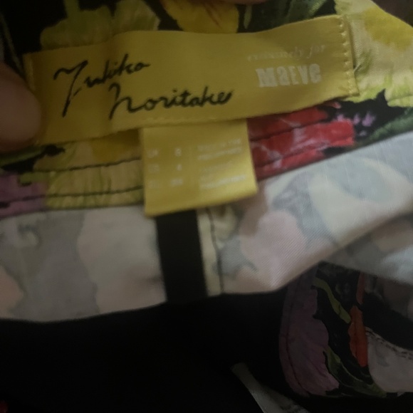 Yukiko Noritake Portside Button-Front Romper by Maeve Anthropologie shorts - Picture 5 of 7